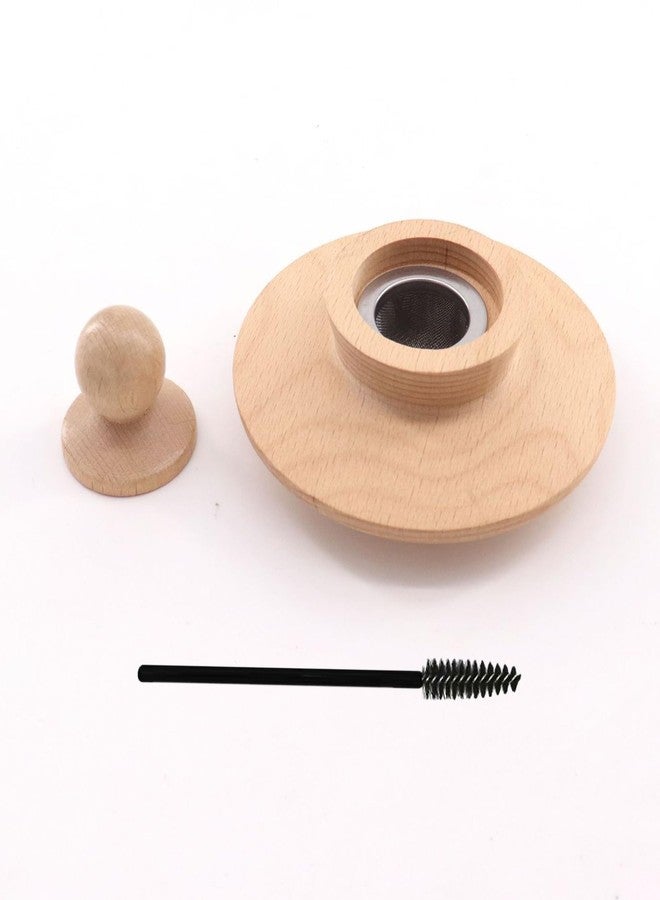 طقم ويسكي مع أداة إغلاق وفلتر، طقم كوكتيل، طقم بار منزلي، تصميم متين على شكل صحن طائر مع فرشاة لأداة الكوكتيل - Image 1